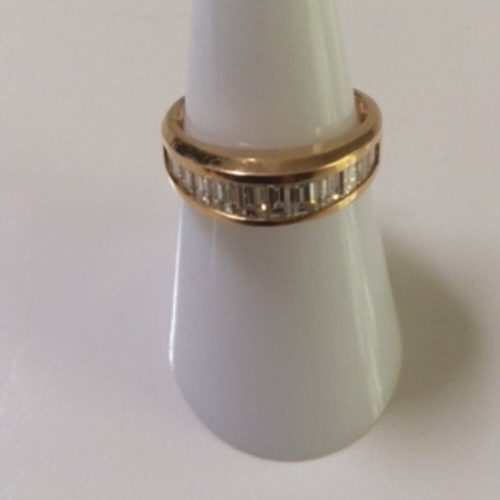 NWT STUNNING 14k GOLD &DIAMOND RING MSRP $4,495 - Picture 2 of 6